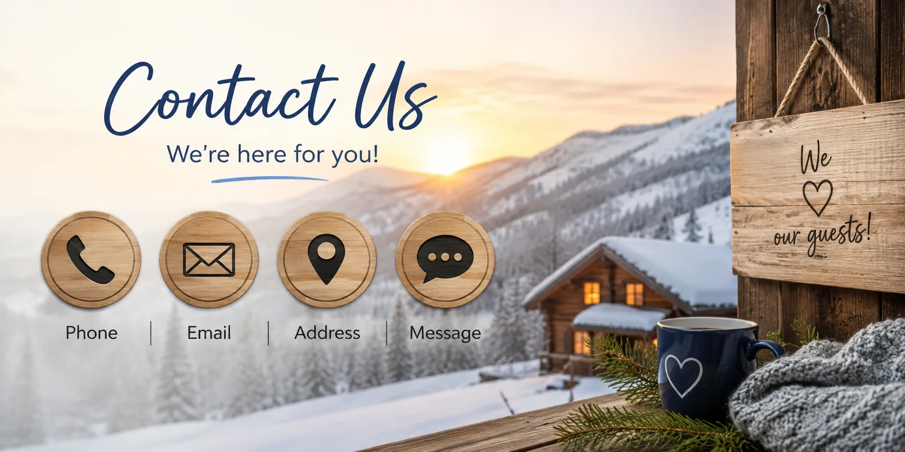 Contact Snickar Andersson's family-run cabins in Sälen