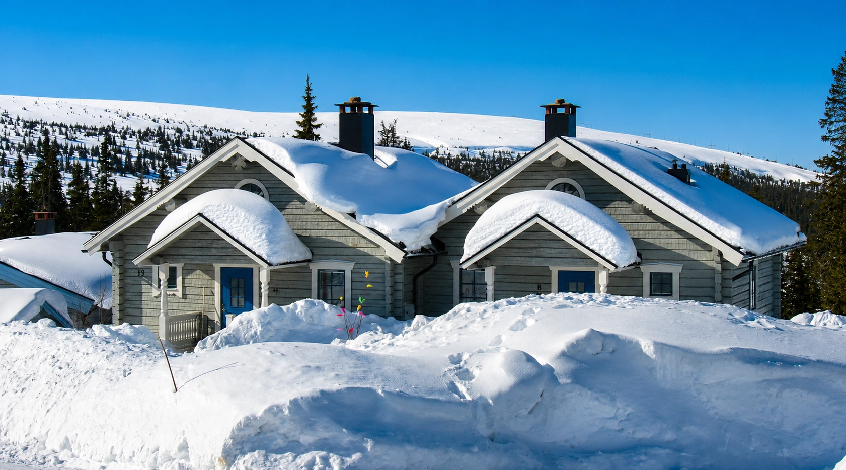 Chalet de montagne à Tangen, Sälen, Suède, près de Lindvallen et Högfjället en hiver