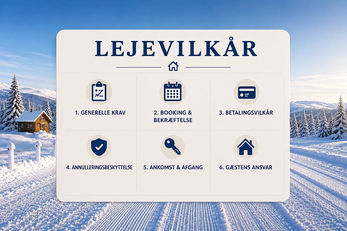 Lejebetingelser for Fjällstugor i Sälen