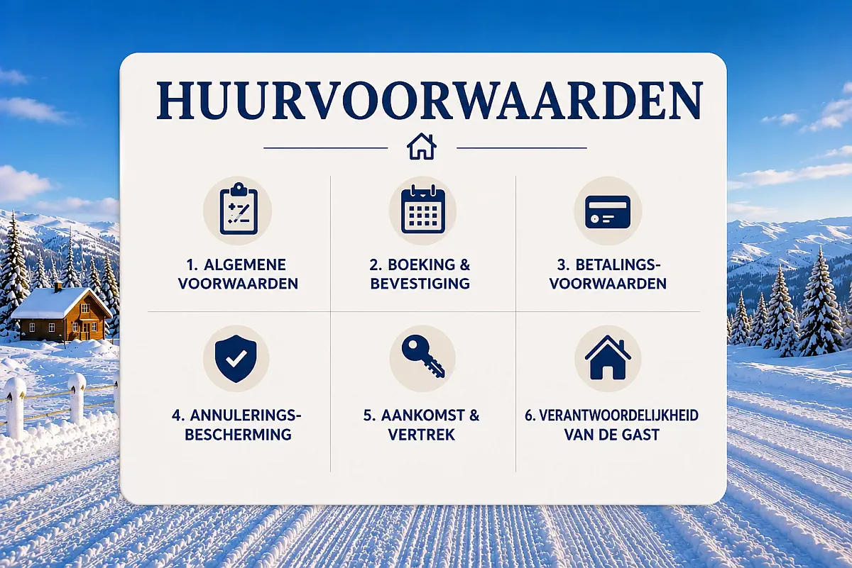 Huurvoorwaarden voor Fjällstugor i Sälen
